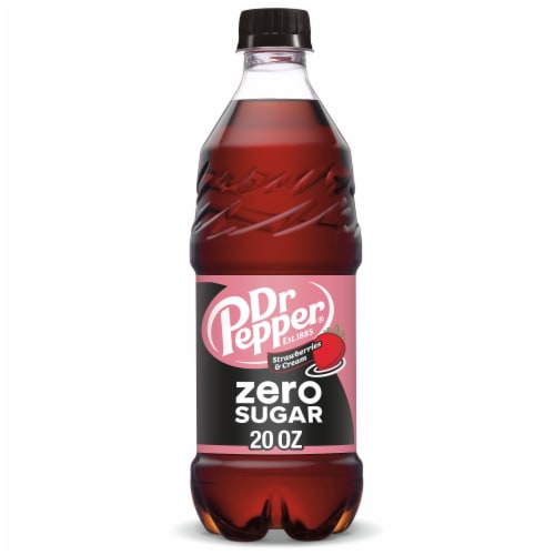 Dr Pepper Strawberries & Cream Zero Sugar Soda P0