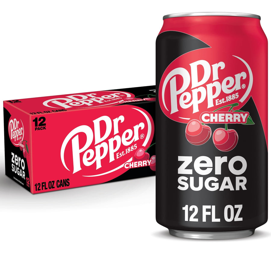 Dr Pepper Cherry Zero Sugar Soda R7